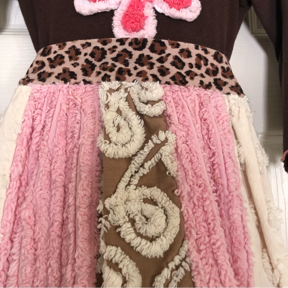 VTG Y2K My Vintage Baby Collections by Jessica Chenille Boutique Dress Made USA - Picture 4 of 13